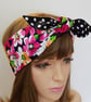 Rockabilly head scarf pin up hair scarf bandanna summer headscarf