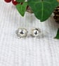 Sterling Silver Flower Stud Earrings - Image 3
