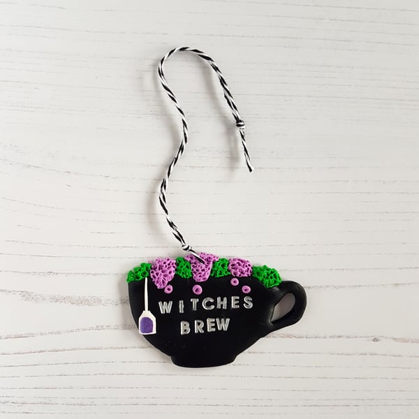 NEW Witches brew Halloween Hanging decoration OR Magnet
