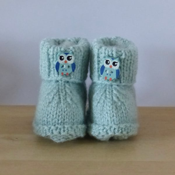 Knitted Baby Booties