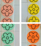 40 'Lazy Daisy' Thermal Printed Stickers (Lazy daisy mix)  - Image 2