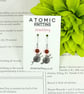 Yarn & Needles Carnelian Gemstone Silver Earrings - Image 2