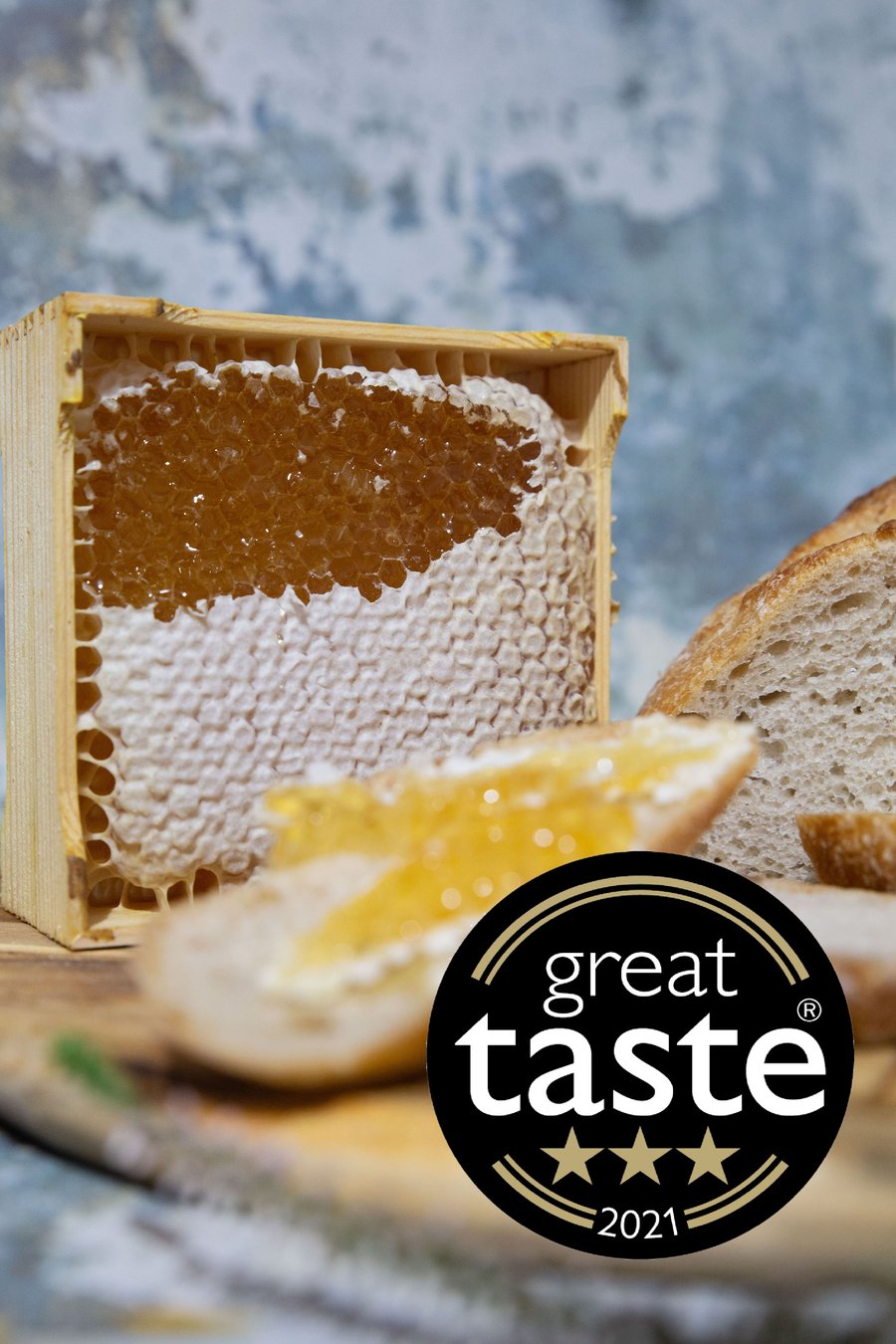 Scottish Heather Honeycomb Section