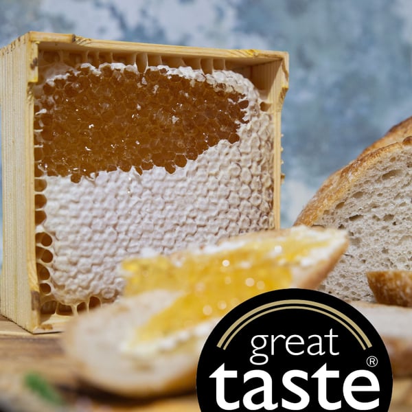 Scottish Heather Honeycomb Section