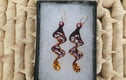 Lacquer Resin Earrings