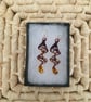 Lacquer Resin Earrings - Image 1