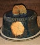 Charming stoneware cheese or...lidded dishes - Image 7