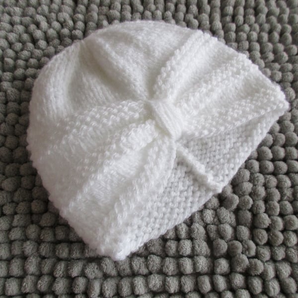 0-3 months Turban Style Hat