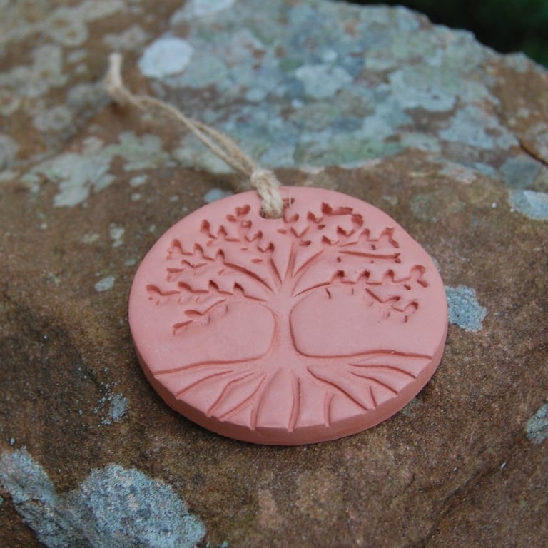 Tree of Life Terracotta Aromatherapy Diffuser