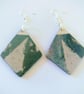 Geometric wood earrings - Image 4