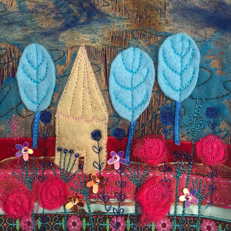 Strawberry Field textiles landscape