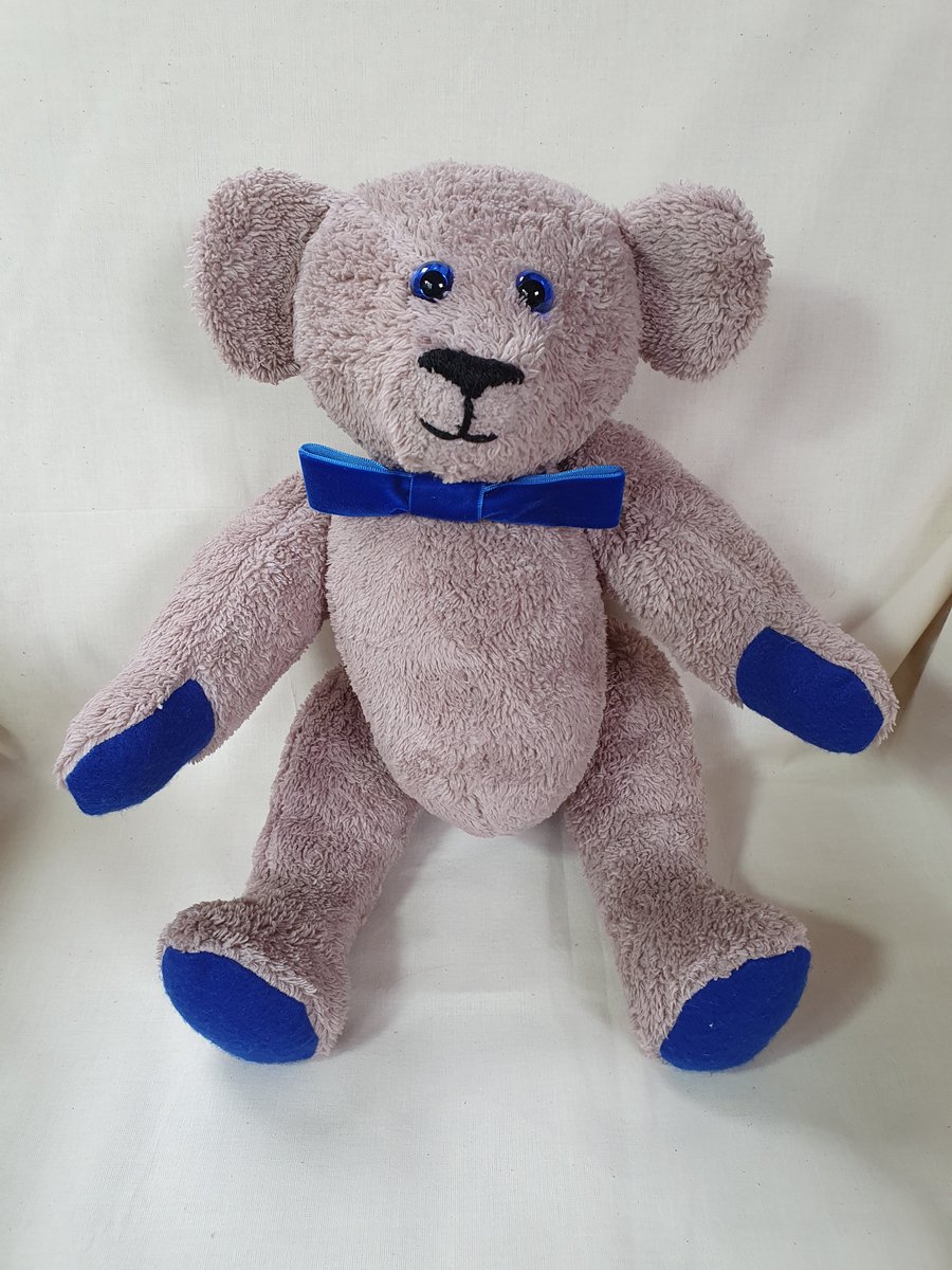 Traditional style handcrafted teddy bear 