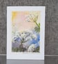 Cow Parsley. Blank Card. Original Painting 260147