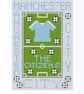 Manchester City Cross Stitch Kit Size 4" x 6"  Full Kit
