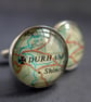 Personalised Bronze Cufflinks, Eighth Anniversary Gift for Him - Image 4