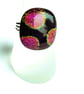 Spotty Dichroic Glass Funky Ring