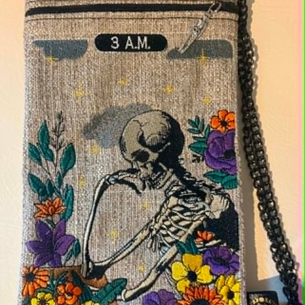 The Overthinker  Tarot Inspired Embroidered Bag