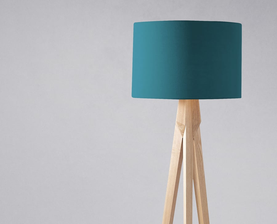 Plain Teal Lampshade, Ceiling or Table Lamp