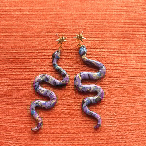 Yzma inspired snake dangles 