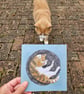 Ginger cat card, sleeping cat, cat lovers, love cats - Image 10