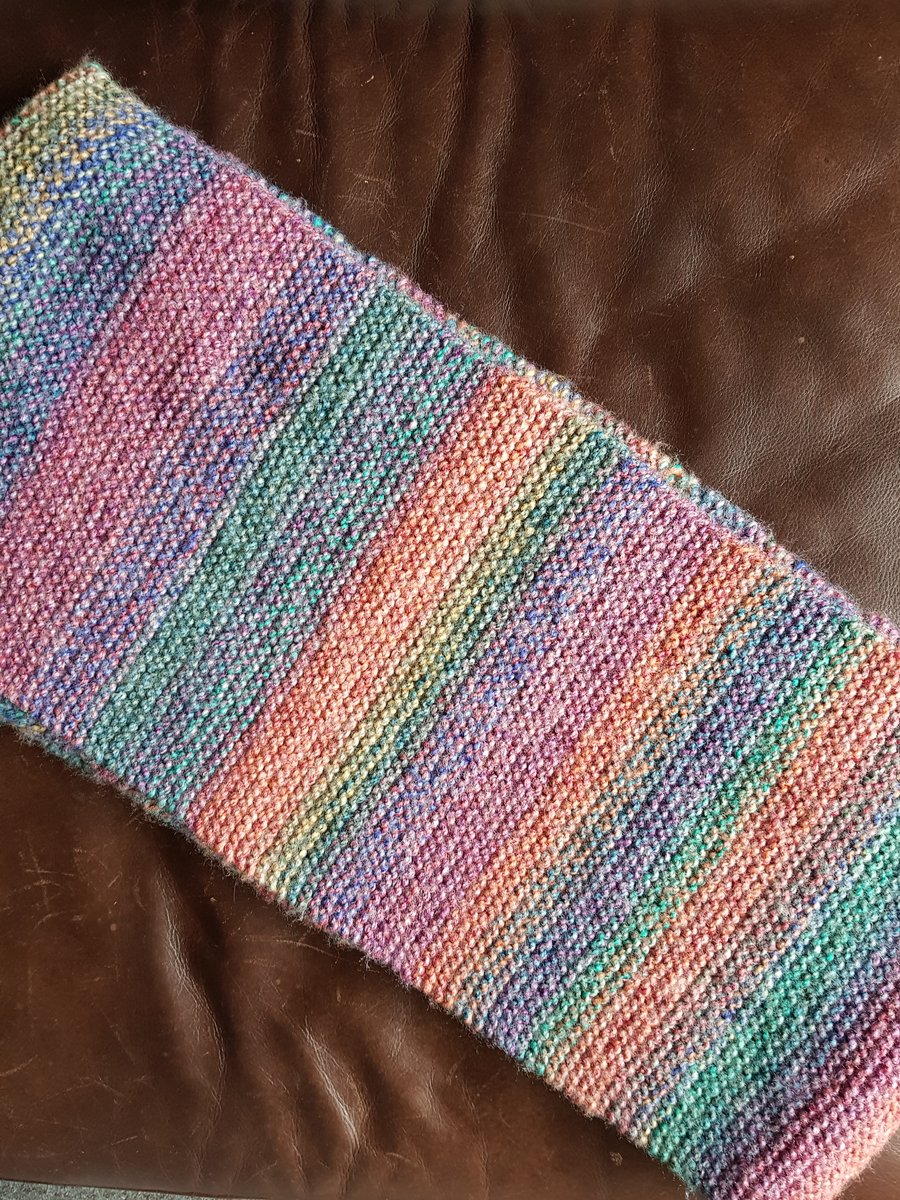 Vivid multicoloured scarf
