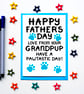 Father's Day Card For Grandfather, Fathers Day Card From Cat. Kitten