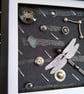 Sci-Fi Dragonfly Space Odyssey Mixed Media Shadow Box - Image 4
