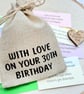 30th Birthday Keepsake Quote Gift, 31 Quotes, Turning 30 Milestone Present - Image 1