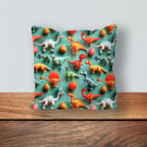 Children's Cushion, Nursery Mini Cushion, Handmade Cushion-3D Dinosaurs-129