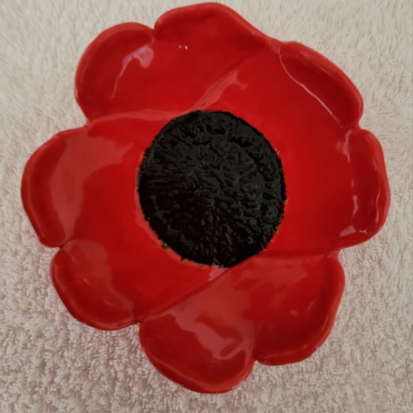 My handmade unique poppy dish