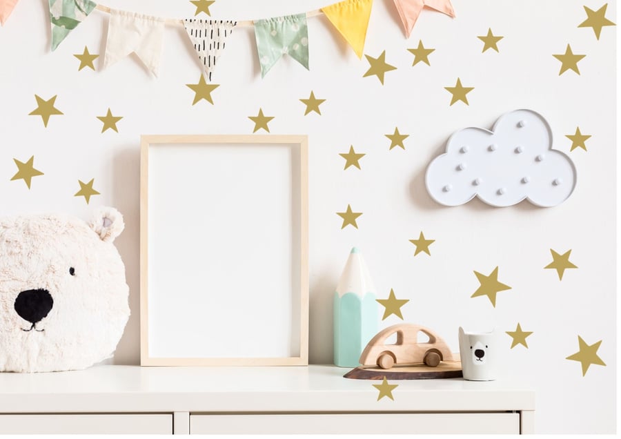 98 nursery wall star decals bedroom wall sticker - Folksy