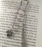Unicorn bookmark with lilac beads  - Image 3