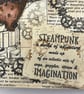 Steampunk mouse with wings greetings card - Image 3
