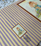 Violets and Bunny - blank card - Image 4