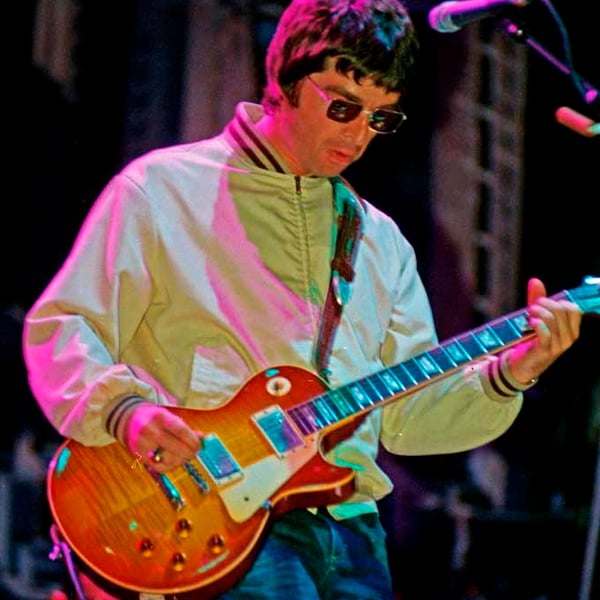 Noel Gallagher Preforming Live With Oasis Photograph Print