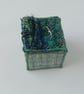 Handmade textile keepsake box with sea bird embroidery  - Image 4