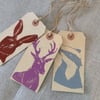 Hand Printed Gift Tags