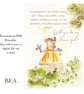 Will you be our flower girl, Printable PDF, Can be personalised - Image 3