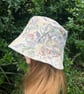 Reversible bucket hat - Cream cotton - upcycled  - Image 3