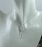 Silver Teardrop with Hearts Necklace - Image 5