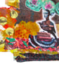 Surreal Abstract Female Portrait With Raven Artwork Eco-Friendly Assemblage Art - Image 4