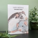 Rats Card; Birthday, blank or personalised for any occasion.