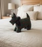 Tartan Scottie Dog cushion