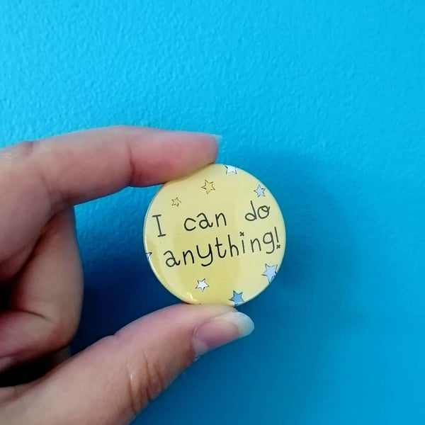 I can do anything badge, Student gift from teacher, class gift