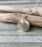 Silver Cockle Shell Necklace – Fine Silver Seashell Pendant - Image 7