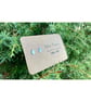 Silver Christmas Trees Stud Earrings handmade from eco-friendly recycled silver - Image 1