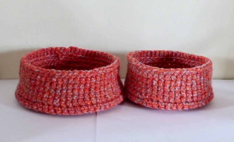 Crocheted Baskets