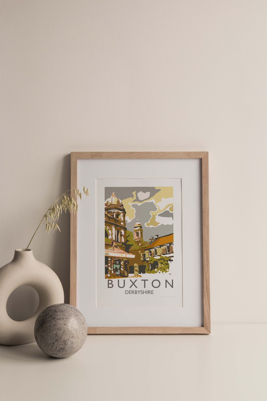 Buxton, Derbyshire Giclee Travel Print