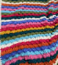 Colourful Bobble stripe crochet blanket - Image 5