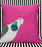 Hello pigeon cushion